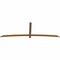 Ekena Millwork Bellingham Timber Gable Bracket, Western Red Cedar, 108"W x 36"H x 1 1/2"D x 3 1/2"F, 8/12 Pitch GBW108X36X0204BEL00SWR - alternate 2